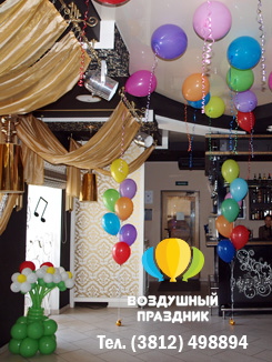 Оформление детского праздника воздушными шарами