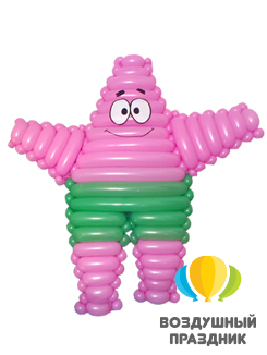 Фигура «Патрик» из воздушных шаров
