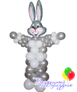 Фигура «Кролик» из воздушных шаров