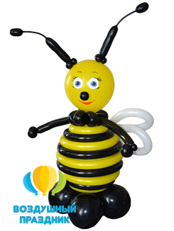 Фигура «Пчела» из воздушных шаров