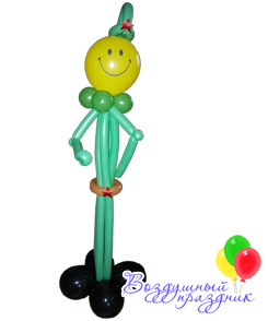Фигура солдат из воздушных шаров