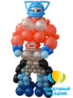 Фигура «Трансформер» из воздушных шаров